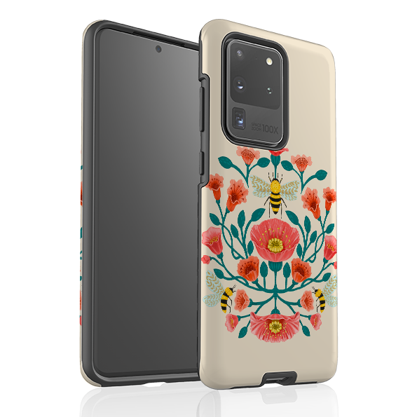 Samsung Tough Case - Bee Floral By Nina Pace