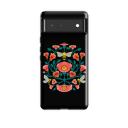 Google Tough Case -  Bee Floral Dark By Nina Pace