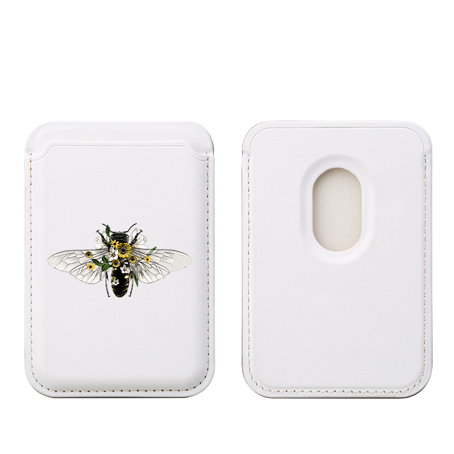 Bee II MagSafe Wallet- White
