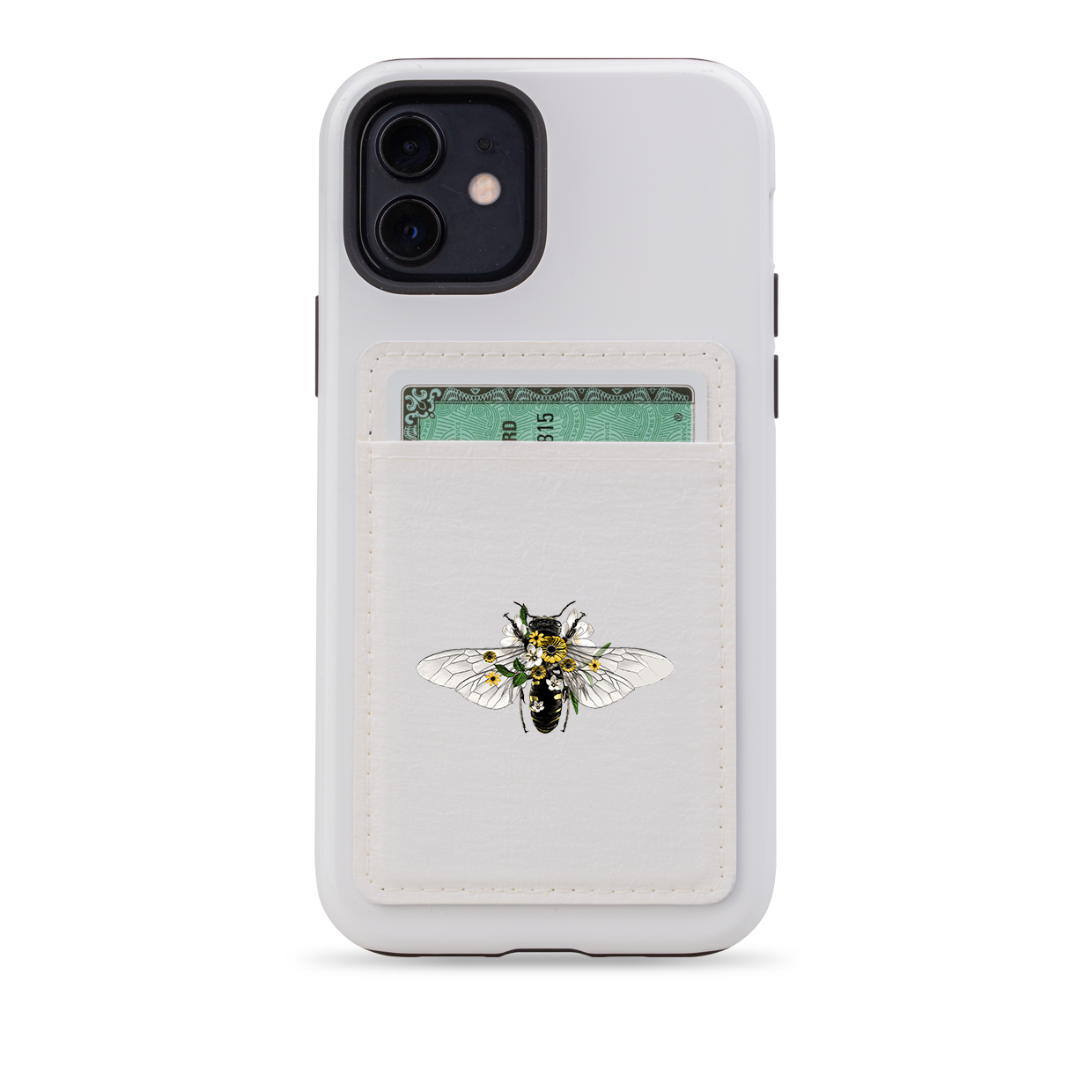 Bee II MagSafe Wallet- White