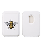 Bee IV MagSafe Wallet- White