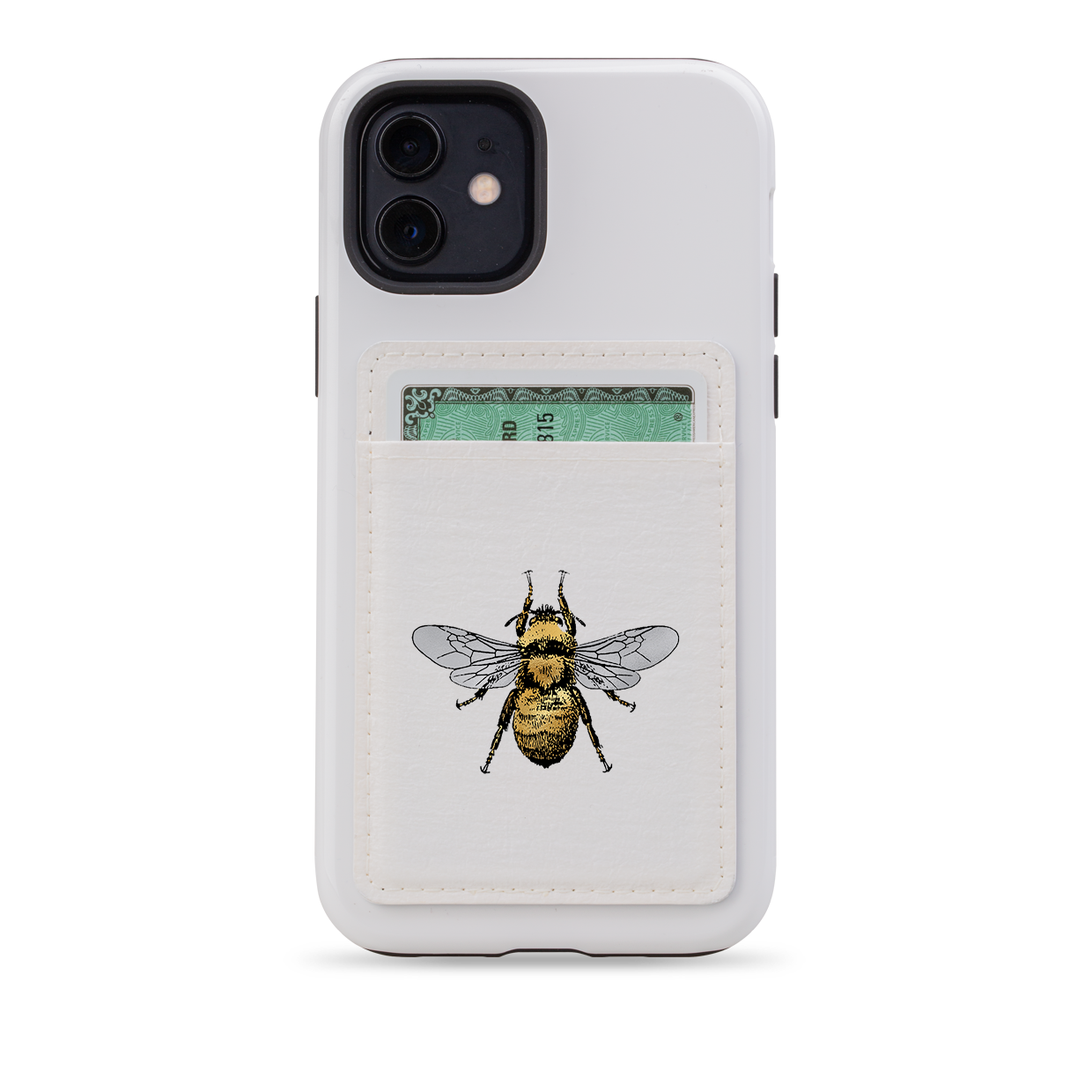 Bee IV MagSafe Wallet- White