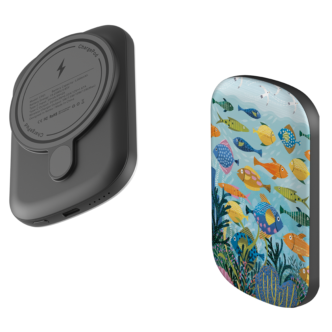 MagSafe Power Bank - Beneath The Waves I By Ali Brookes
