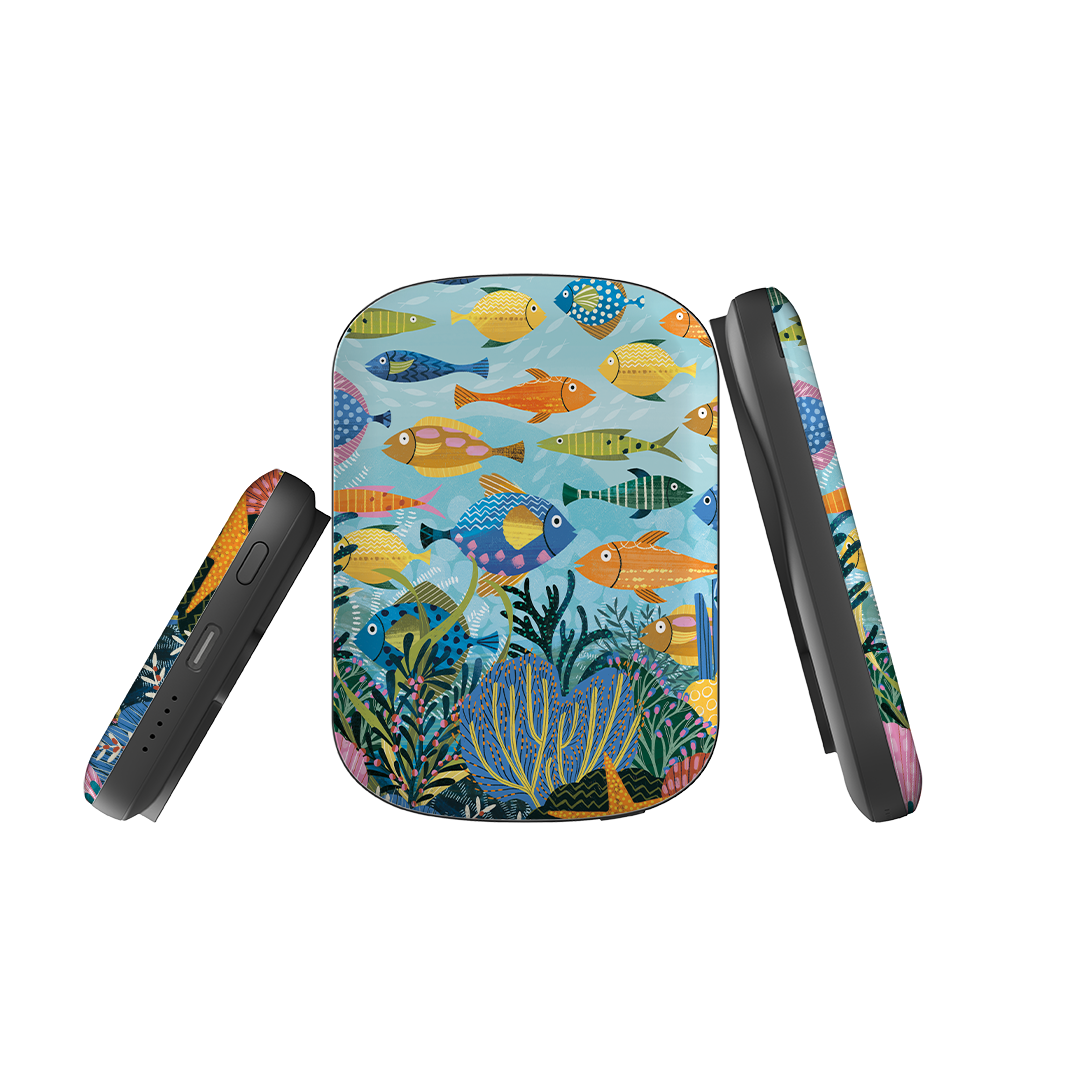 MagSafe Power Bank - Beneath The Waves II By Ali Brookes