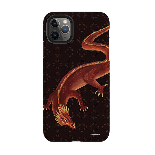 iPhone Tough Case - Beowulf Dragon By Anna Stead