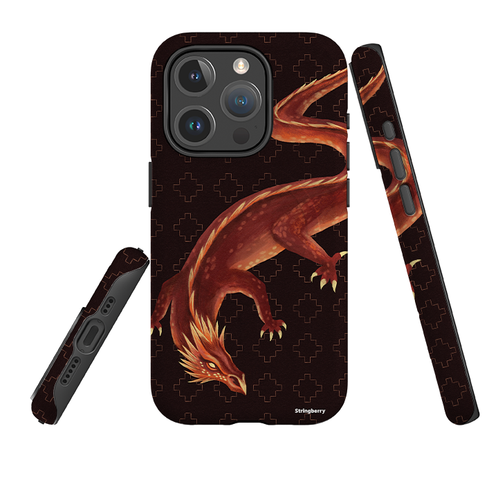 iPhone MagSafe Tough Case - Beowulf Dragon By Anna Stead