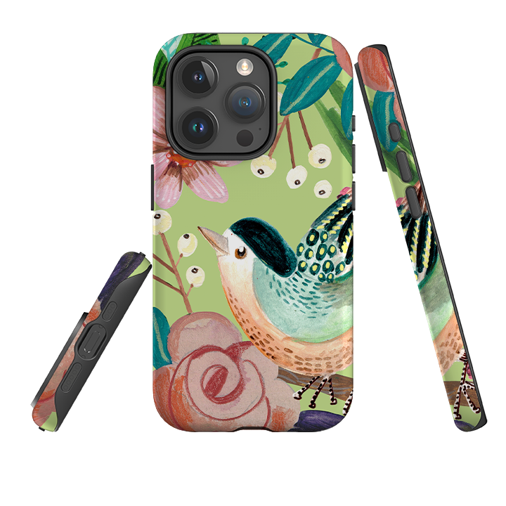 iPhone Tough Case - Bird By Caroline Bonne Muller