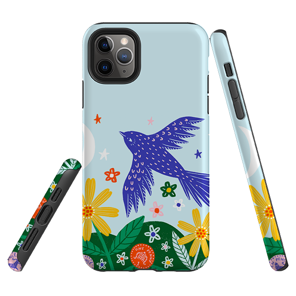 iPhone Tough Case - Bird By Lee Foster Wilson