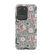 Samsung Tough Case - Bird Pattern Black By Lee Foster Wilson