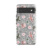 Google Tough Case -  Bird Pattern Black By Lee Foster Wilson