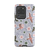 Samsung Tough Case - Bird Pattern Blue By Lee Foster Wilson