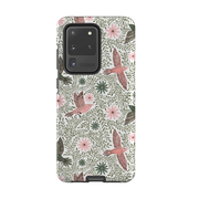 Samsung Tough Case - Bird Pattern Green By Lee Foster Wilson