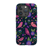 iPhone Tough Case - Bird Pattern VI By Suzy Taylor