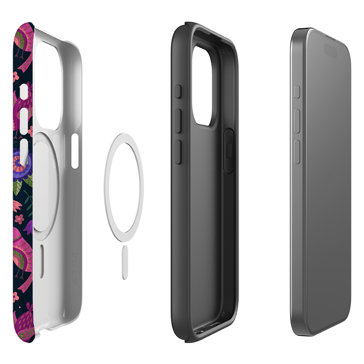 iPhone MagSafe Tough Case -  Bird Pattern VI By Suzy Taylor