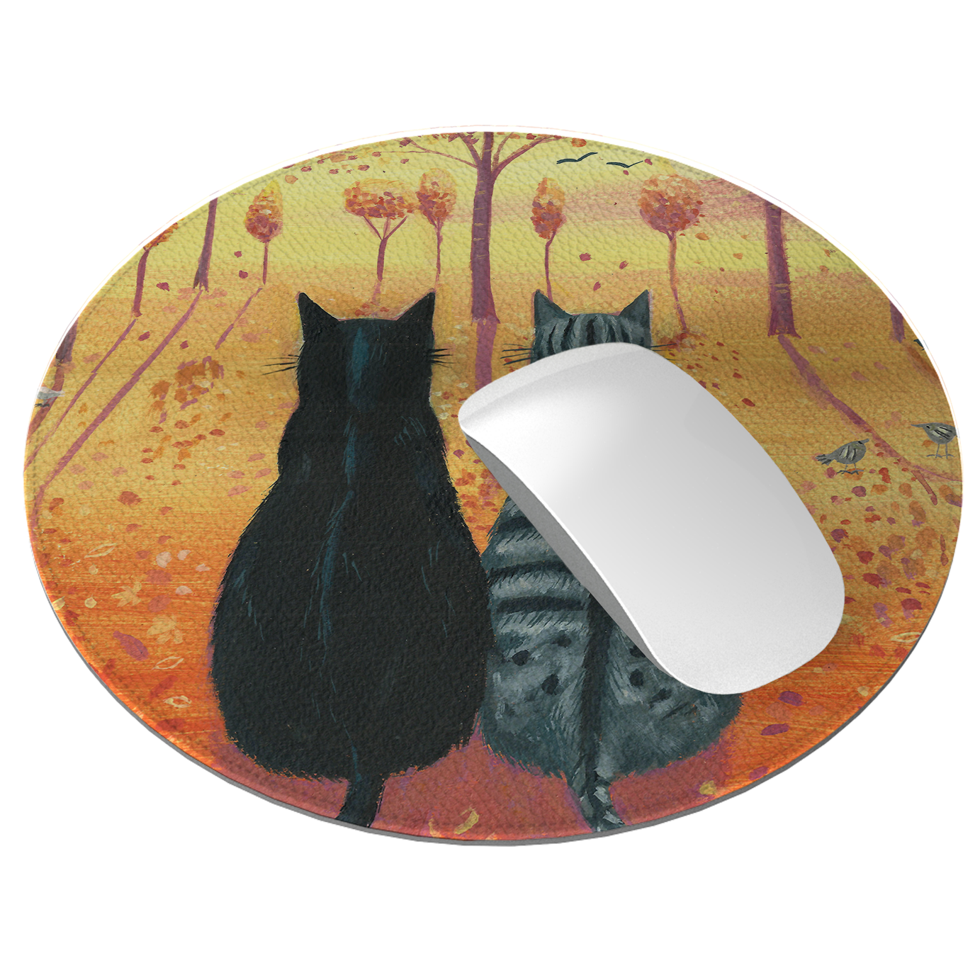 Bird Watching Mouse Mat By Mary Stubberfield