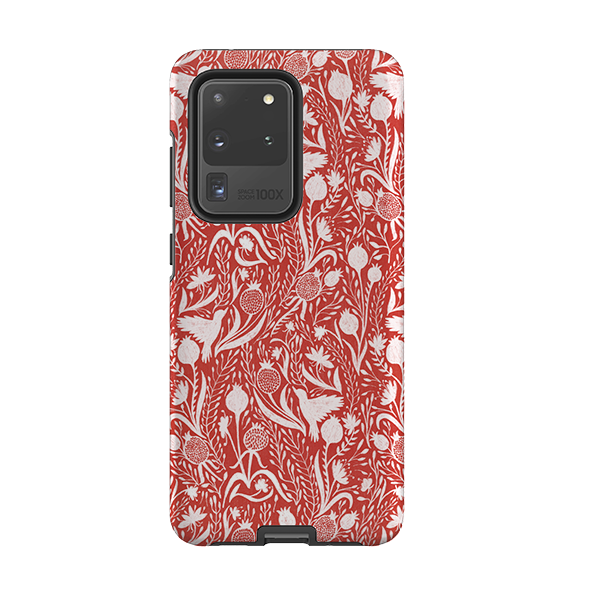 Samsung Tough Case - Birds And Pomegranates By Nina Pace