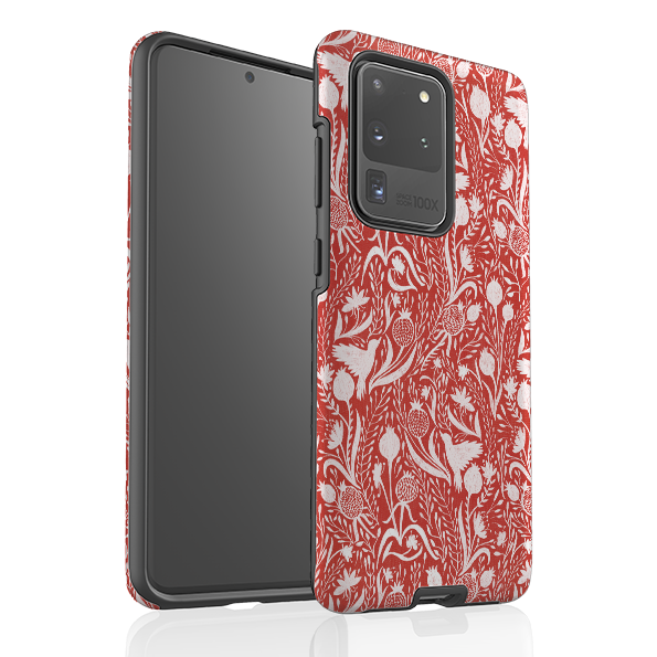 Samsung Tough Case - Birds And Pomegranates By Nina Pace