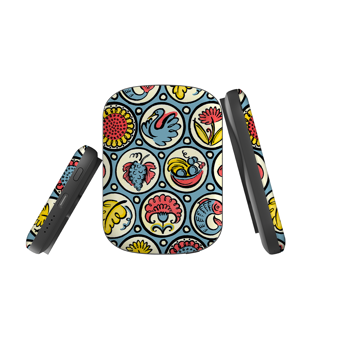 MagSafe Power Bank - Birds, Fish & Fruit By Cressida Bell