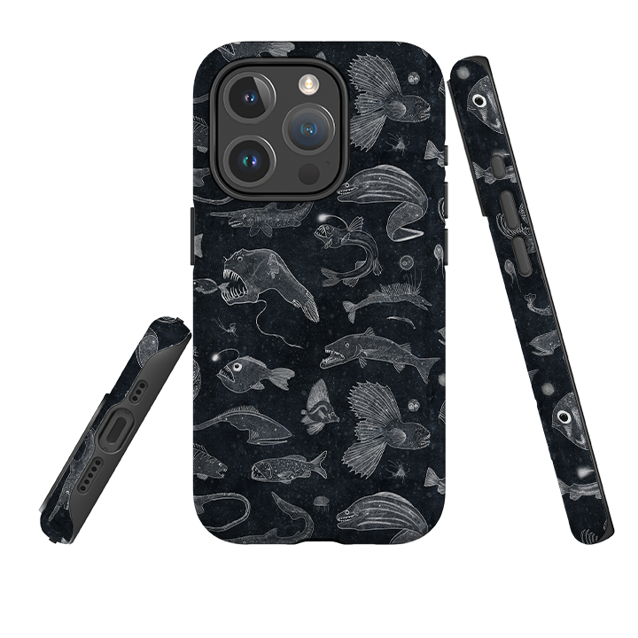 iPhone MagSafe Tough Case - Biters Line Drawing By Katherine Quinn