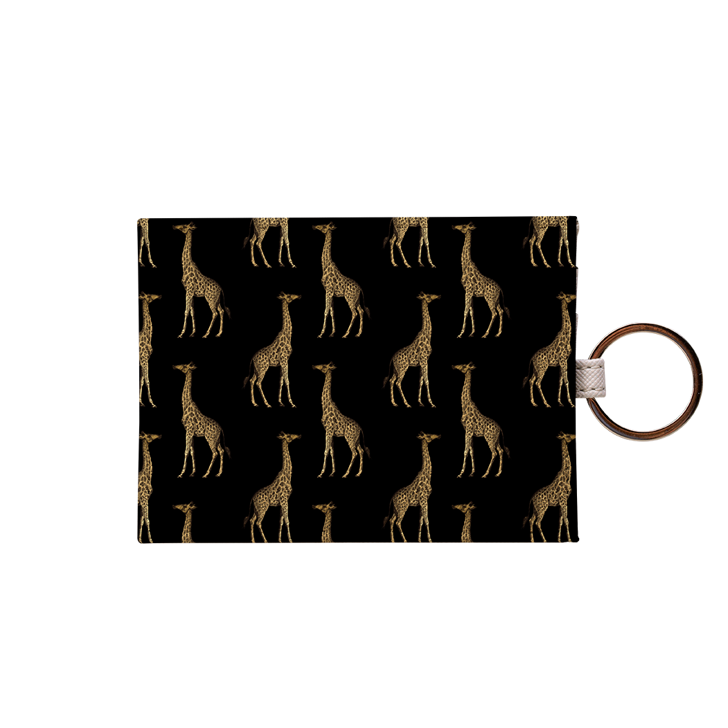 Black Giraffe Card Holder