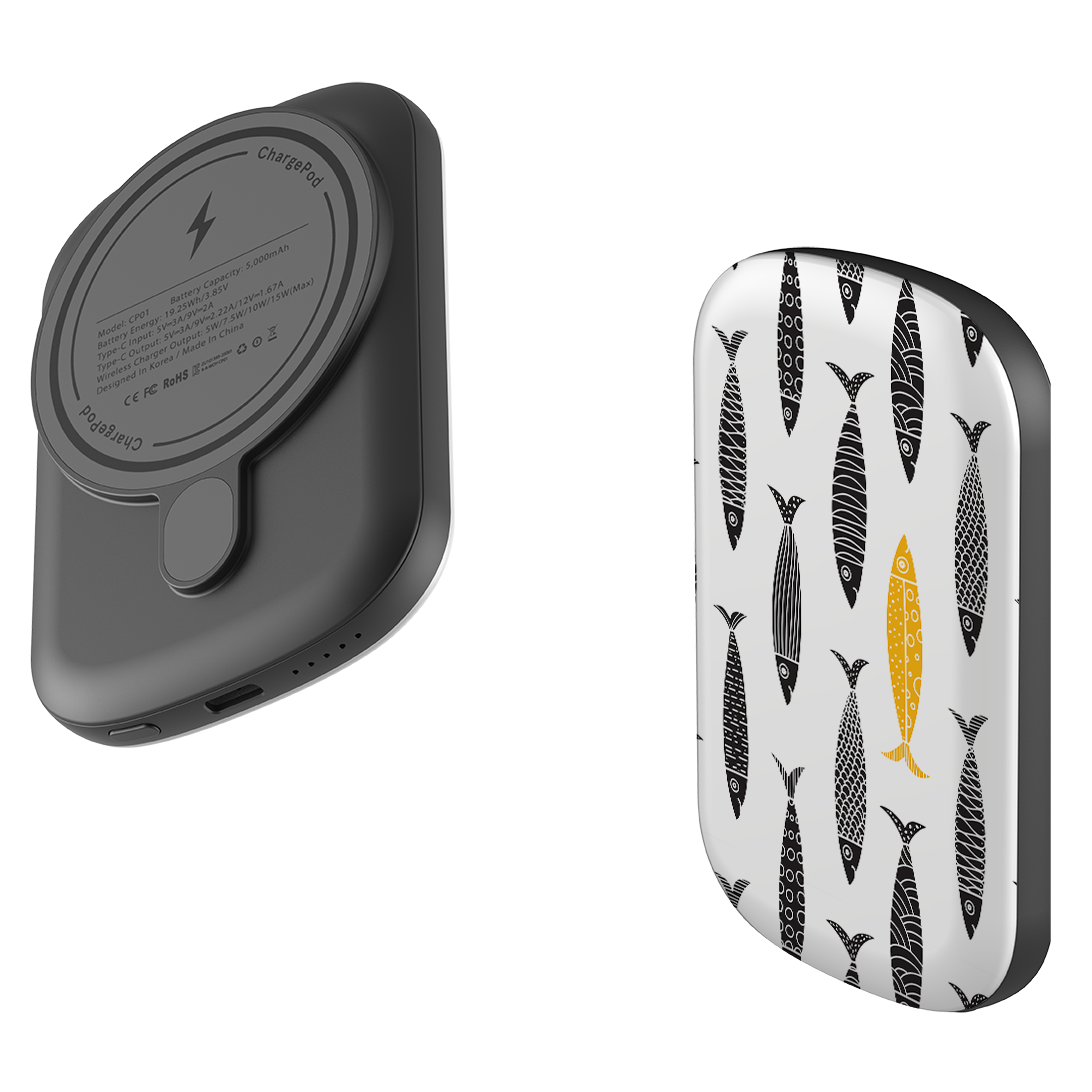 MagSafe Power Bank - Black and Gold Sardines