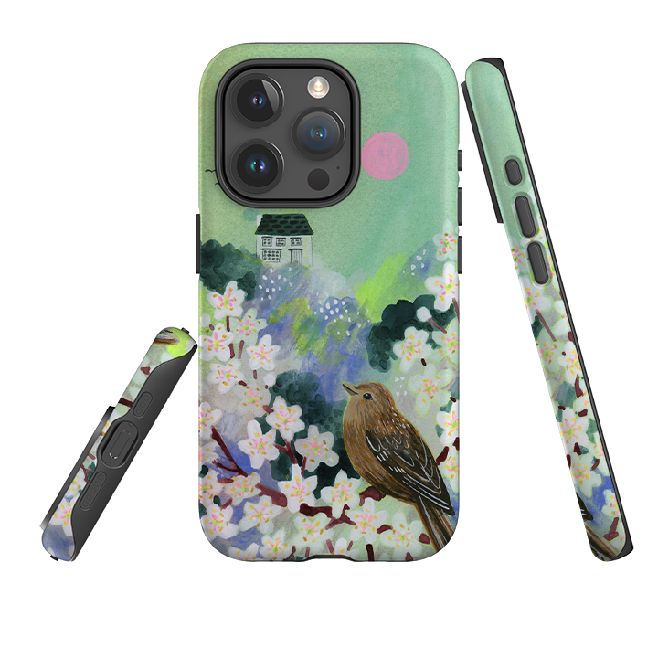 iPhone Tough Case - Blackthorn in the Valley By Lee Foster Wilson