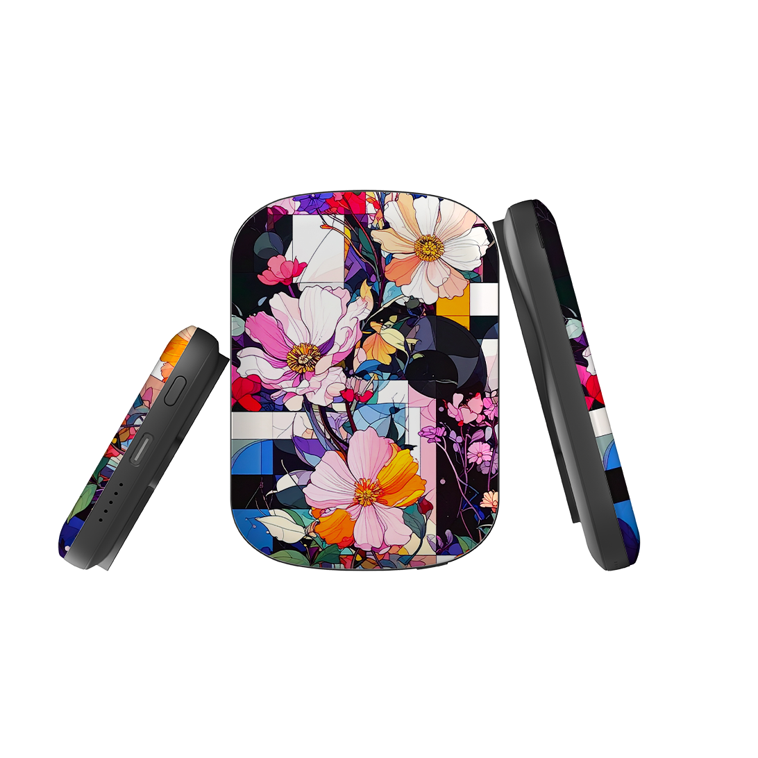 MagSafe Power Bank - Block Floral