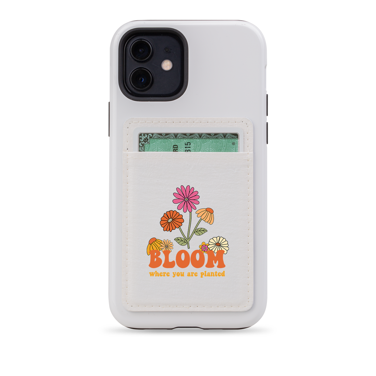 Bloom MagSafe Wallet- White