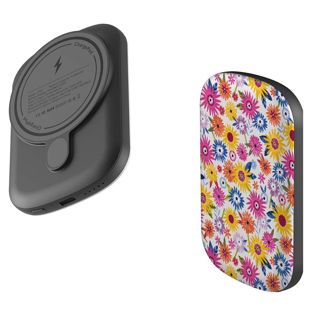 MagSafe Power Bank - Blooms By Ali Brookes