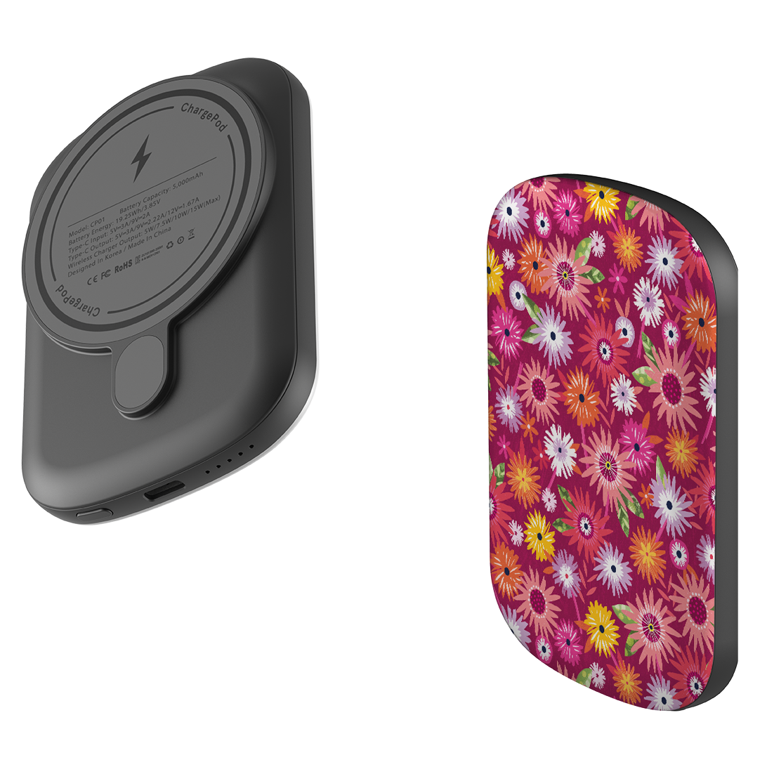 MagSafe Power Bank - Blooms V By Ali Brookes