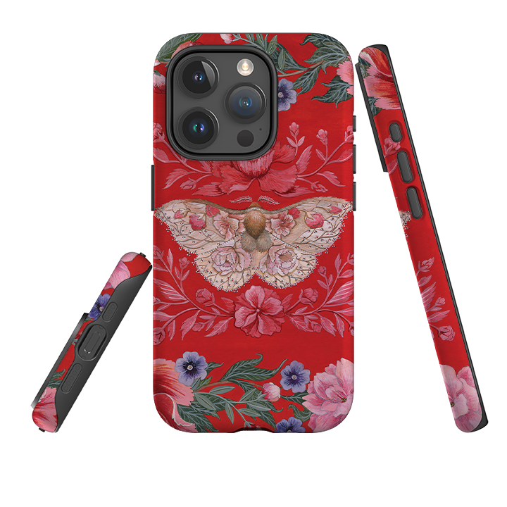 iPhone Tough Case - Blossom Moth By Maria Matos