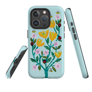 iPhone MagSafe Tough Case - Blossom and Ladybirds By Tracey English