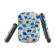MagSafe Power Bank - Blue Rooftop Houses By Tracey English
