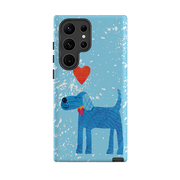 Samsung Tough Case - Blue Dog By Tracey English