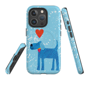 iPhone MagSafe Tough Case - Blue Dog By Tracey English