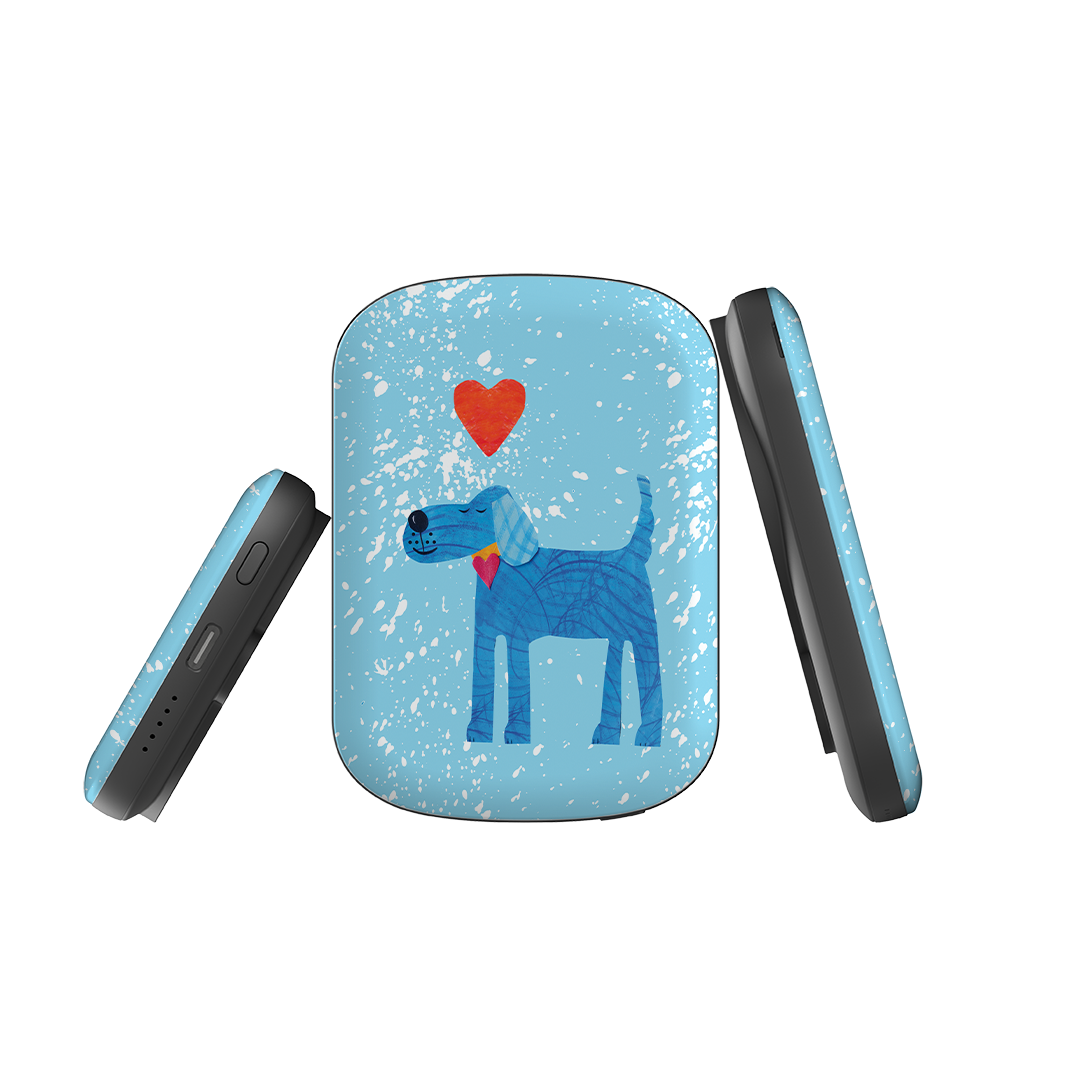 MagSafe Power Bank - Blue Dog By Tracey English