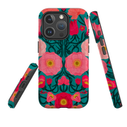 iPhone MagSafe Tough Case -  Blue Floral By Nina Pace