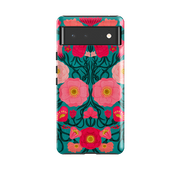 Google Tough Case -  Blue Flora By Nina Pace
