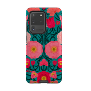 Samsung Tough Case - Blue Flora By Nina Pace