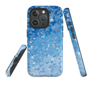iPhone MagSafe Tough Case - Blue Glitter (case does not glitter)