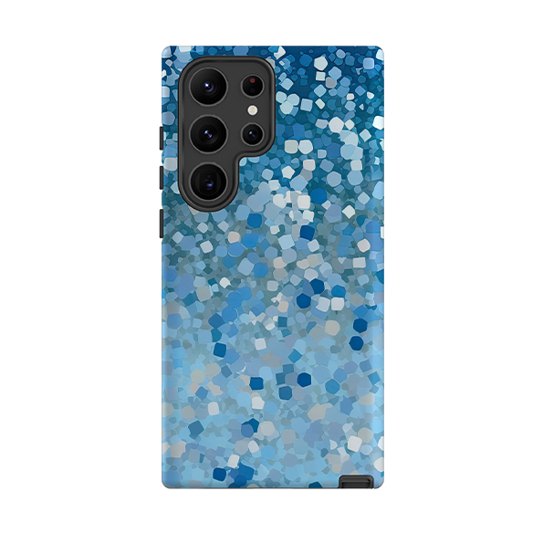 Samsung Tough Case - Blue Glitter II (Case Does Not Glitter)
