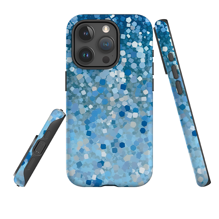 iPhone Case - Blue Glitter II (case does not glitter)