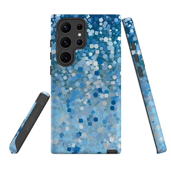 Samsung Tough Case - Blue Glitter II (Case Does Not Glitter)