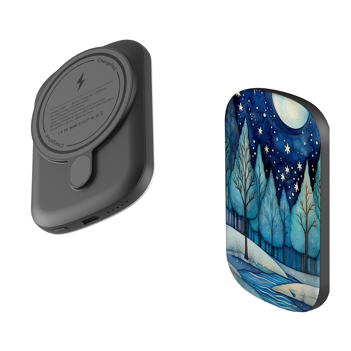 MagSafe Power Bank - Blue Ice Canal