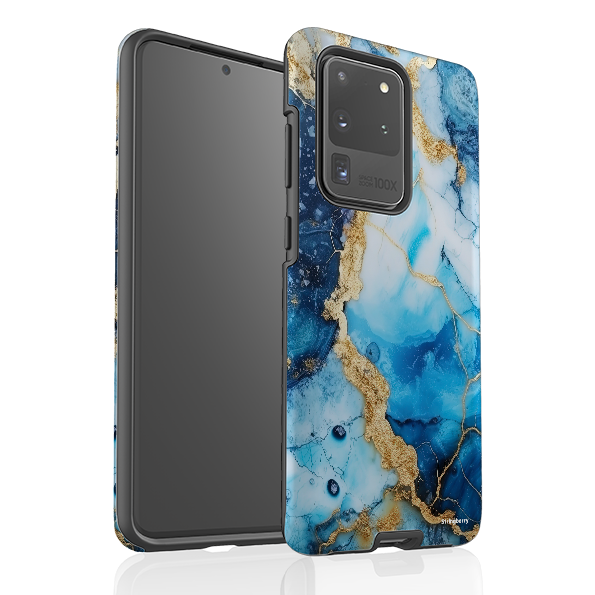 Samsung Tough Case - Blue Marbs