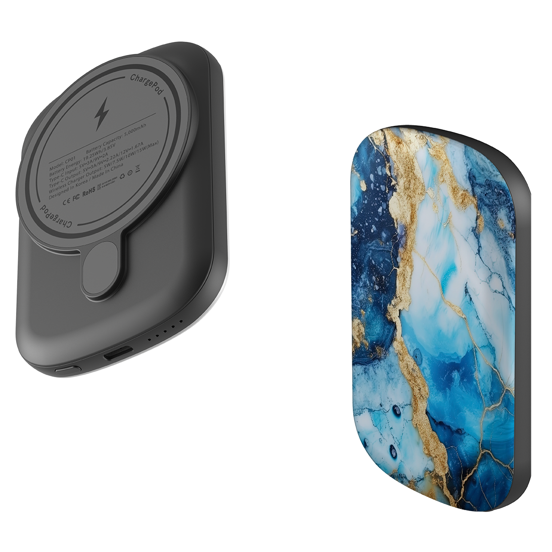 MagSafe Power Bank - Blue Marbs
