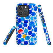 iPhone MagSafe Tough Case - Blue Moon Polka