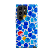 Samsung Tough  Case - Blue Moon Polka