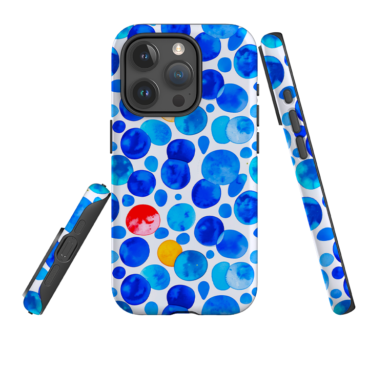 iPhone Case - Blue Moon Polka