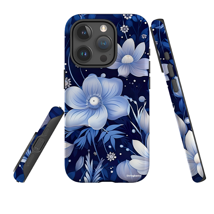iPhone Tough Case - Blue Nutberry IV